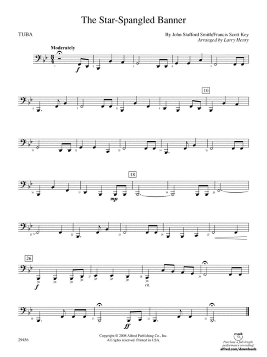 The Star-Spangled Banner: Tuba