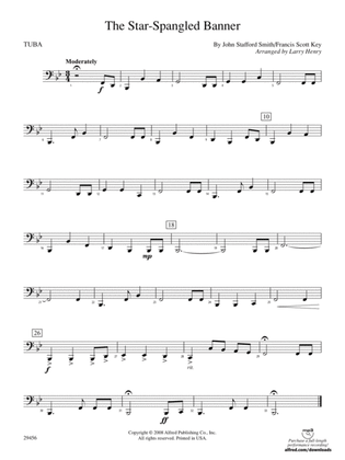 The Star-Spangled Banner: Tuba