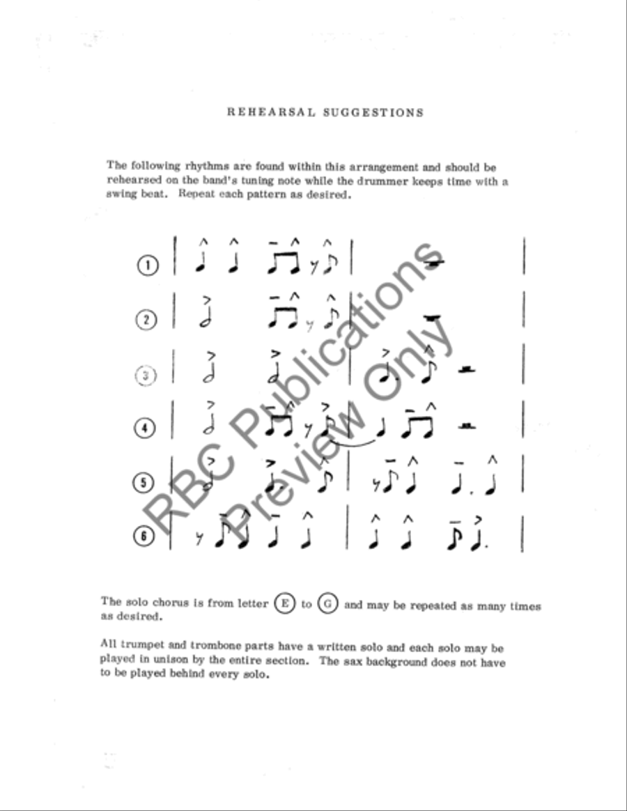 Good Show (Score) Jazz Ensemble scores gallery preview page 3