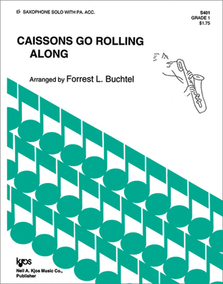 Book cover for The Caissons Go Rolling Along