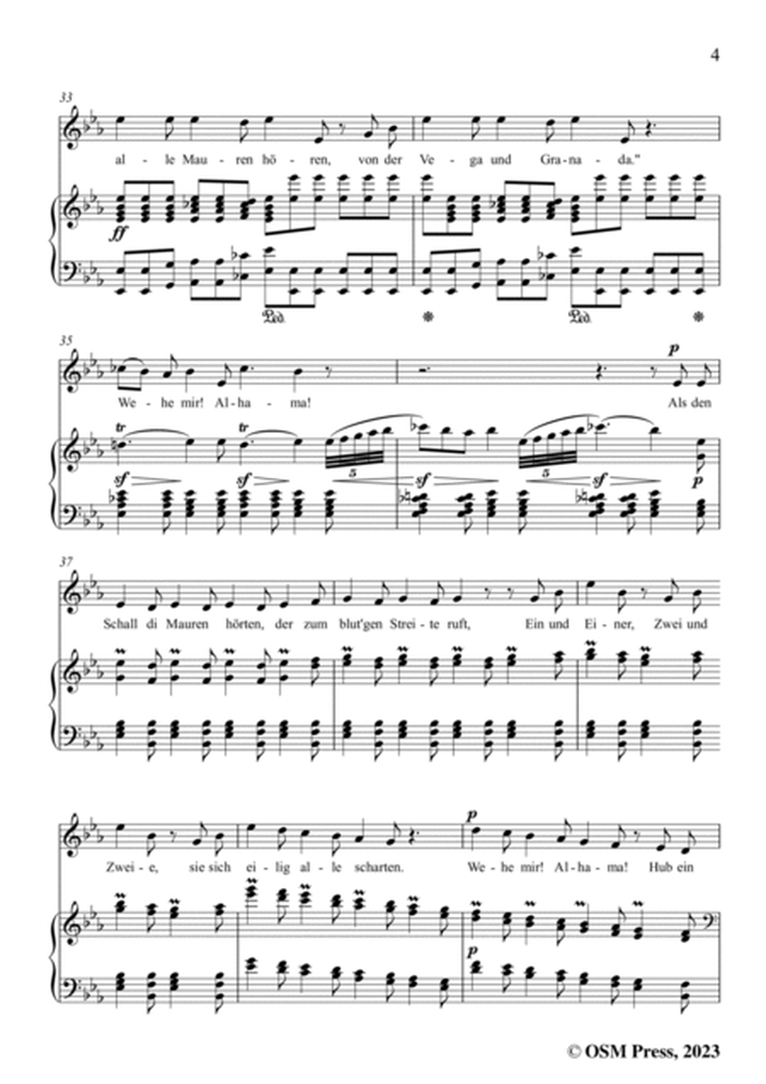 C. Loewe-Der Sturm von Alhama,in a flat minor,Op.54 image number null