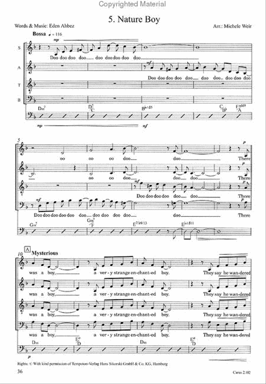 A Jazzy Dozen - Arrangements for Jazz and Pop Choir Choir scores gallery preview page 6