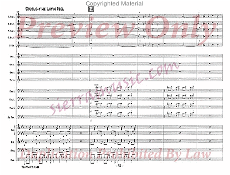 Kenton Kollage Big Band scores gallery preview page 35