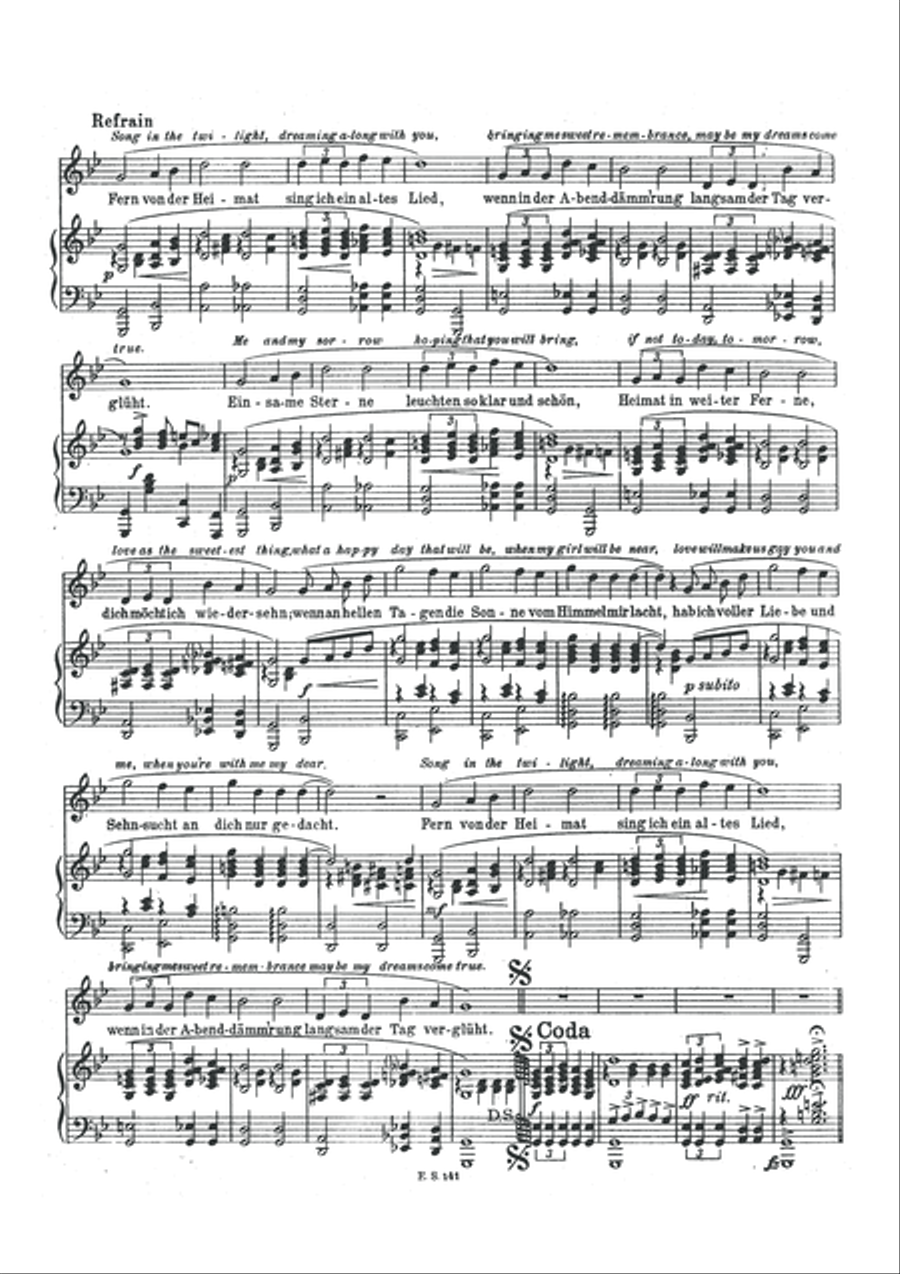 Dammerung Piano, Vocal scores gallery preview page 3