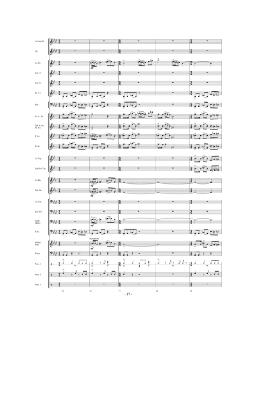Valley of the Kings Valley of the Kings Concert Band scores gallery preview page 16
