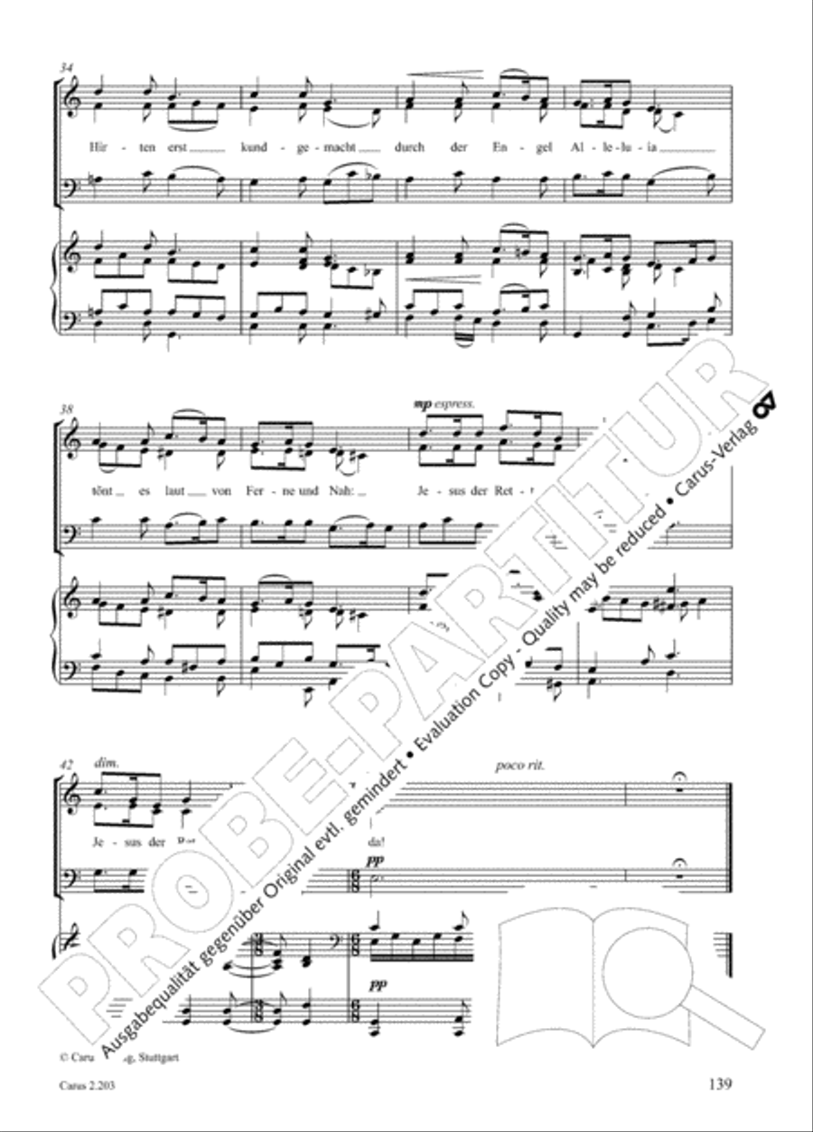 Loreley. Folk songs for choir (Loreley. Volkslieder fur Chor) Choir scores gallery preview page 142