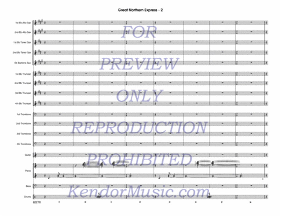 Great Northern Express Jazz Ensemble scores gallery preview page 3