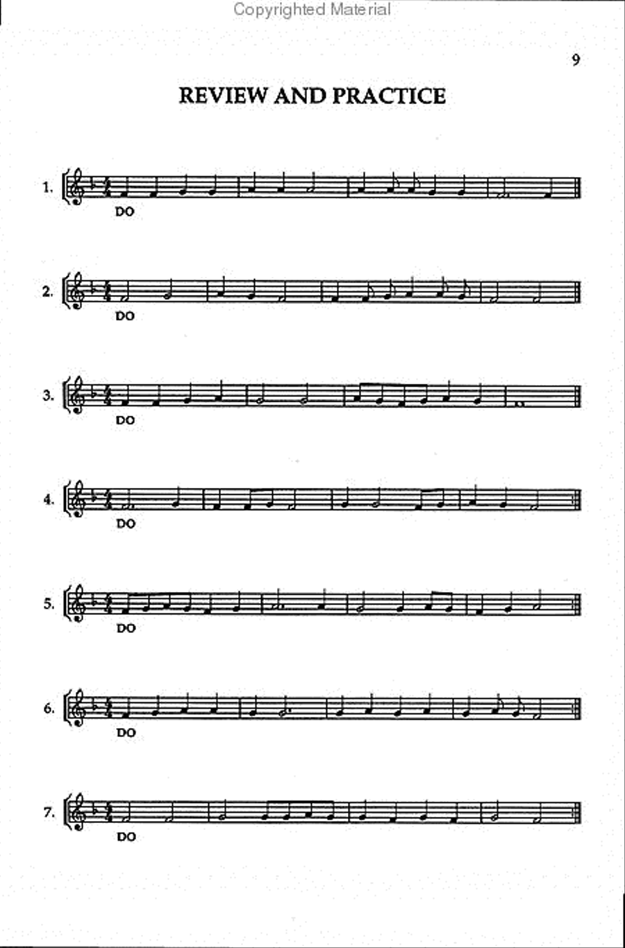 The Sight-Singer for Unison/Two-Part Treble Voices, Volume 1 Unison Choir scores gallery preview page 2