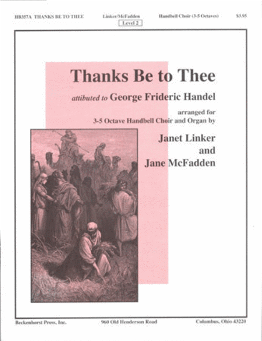 Thanks Be To Thee - handbell part 5-Octaves scores gallery preview page 1