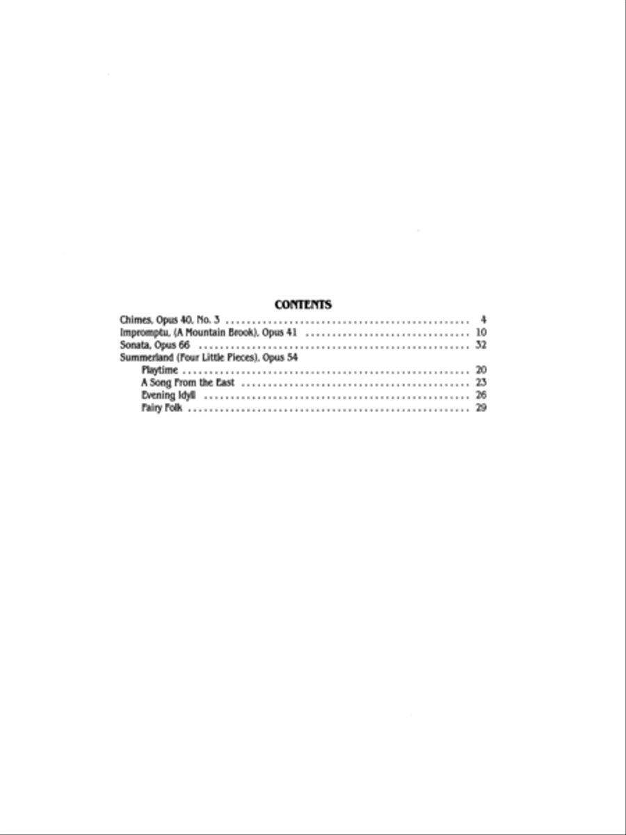 Selected Piano Works Piano Solo scores gallery preview page 4