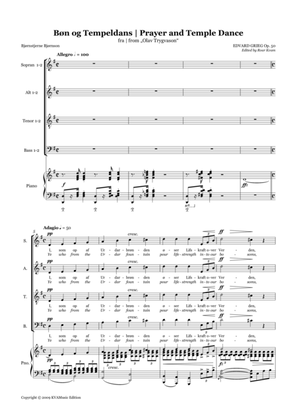 Grieg: Bøn og Tempeldans / Prayer and Templedans (Mixed Choir and piano)