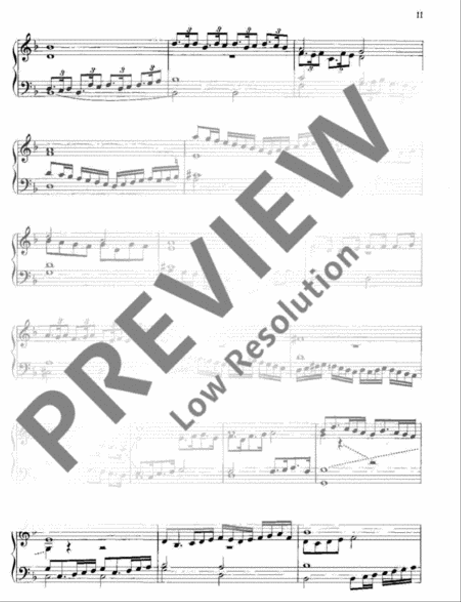 Four Susanas Harp scores gallery preview page 16