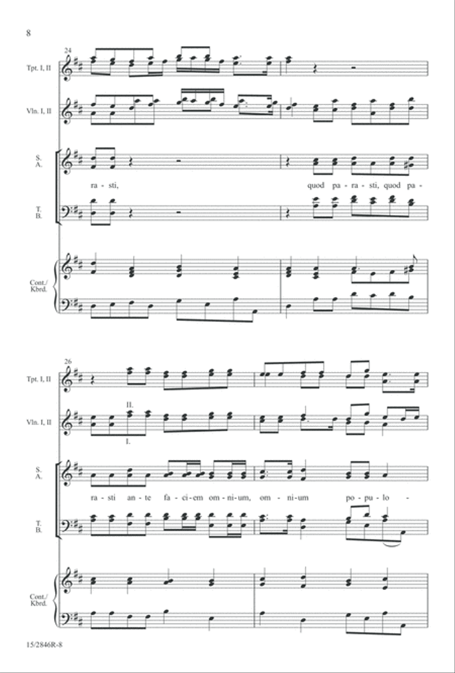 Nunc dimittis Nunc dimittis 4-Part scores gallery preview page 8