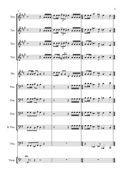 Fanfare for Tony (Score and parts) image number null