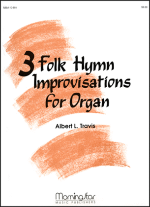 Book cover for Three Folk Hymn Improvisations for Organ