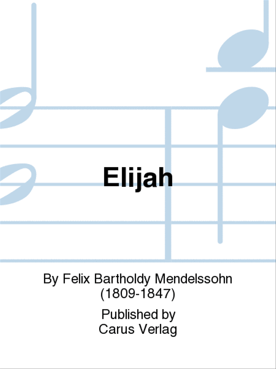 Book cover for Elijah (Elias)