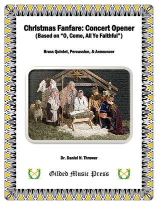 Book cover for Christmas Fanfare (for Brass Quintet)