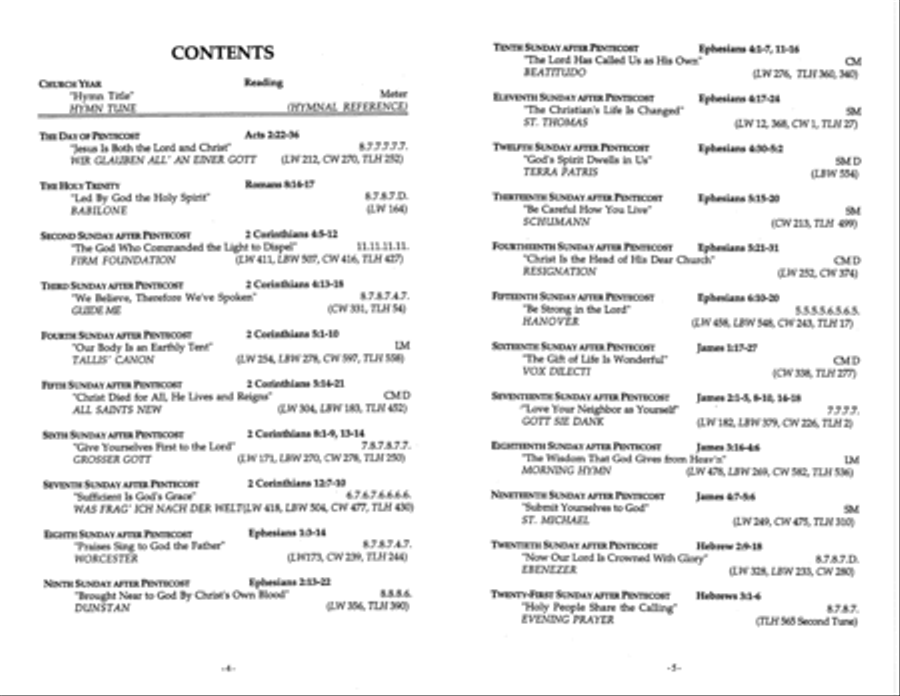 The Epistles in Song for the Pentecost Season Series B Collection / Songbook scores gallery preview page 3