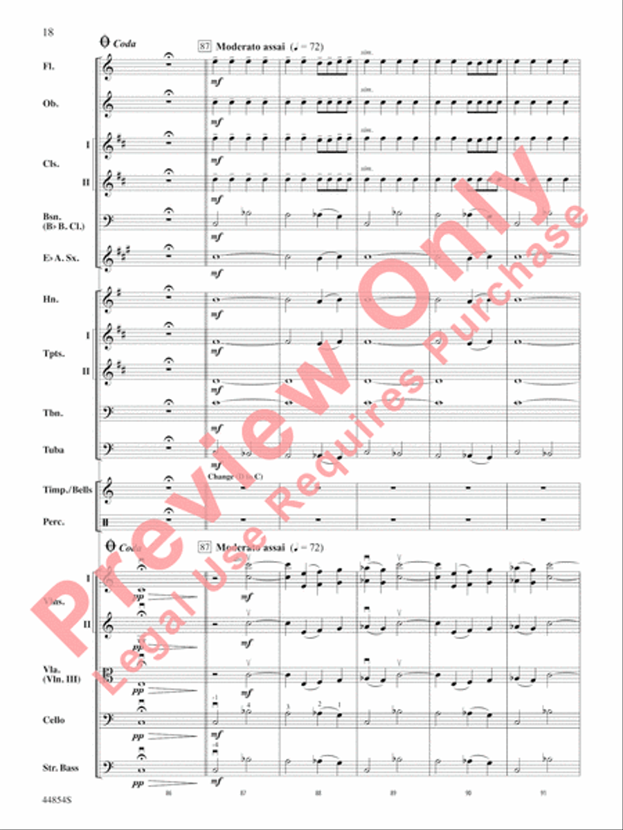 Romeo and Juliet Overture Full Orchestra scores gallery preview page 19
