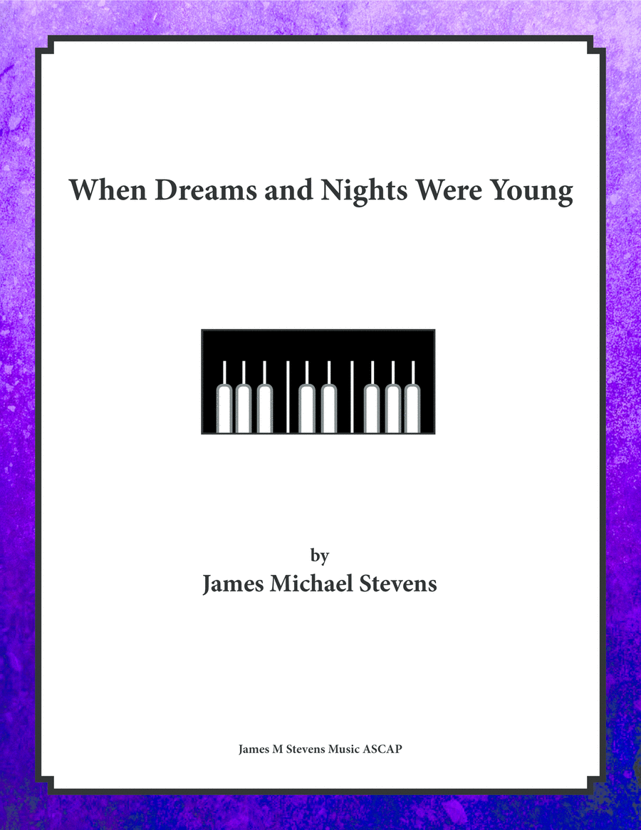 When Dreams and Nights Were Young Piano Solo scores gallery preview page 1