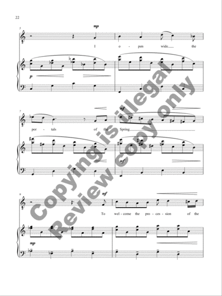 The Poet's Calendar Tenor Voice scores gallery preview page 32