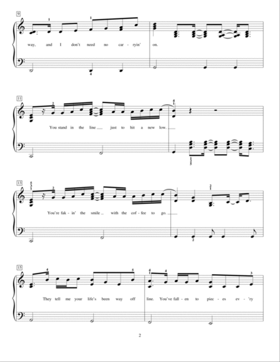 Bad Day Piano Method scores gallery preview page 2