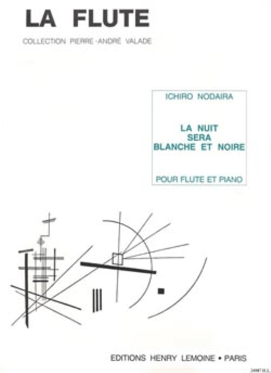 La Nuit Sera Blanche Et Noire Flute Solo scores gallery preview page 1