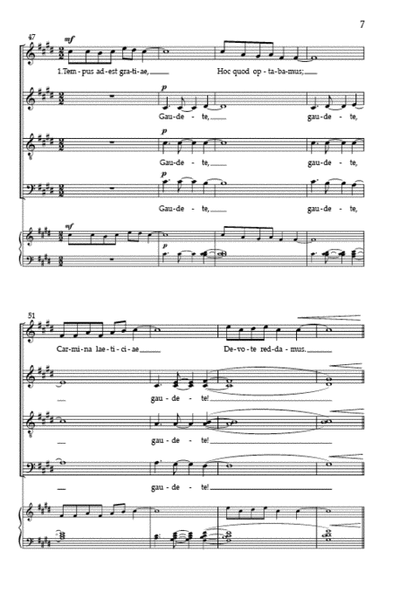Gaudete! - SATB (Vocal Score) image number null