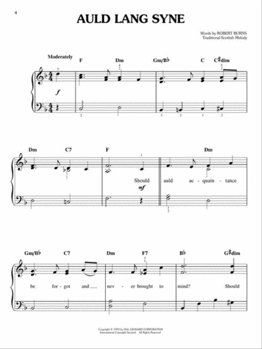 The Easy Christmas Songbook Easy Piano scores gallery preview page 5