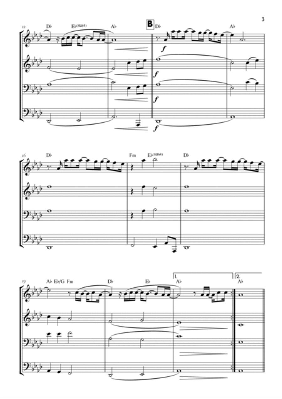 Goodness Of God Brass Ensemble scores gallery preview page 3