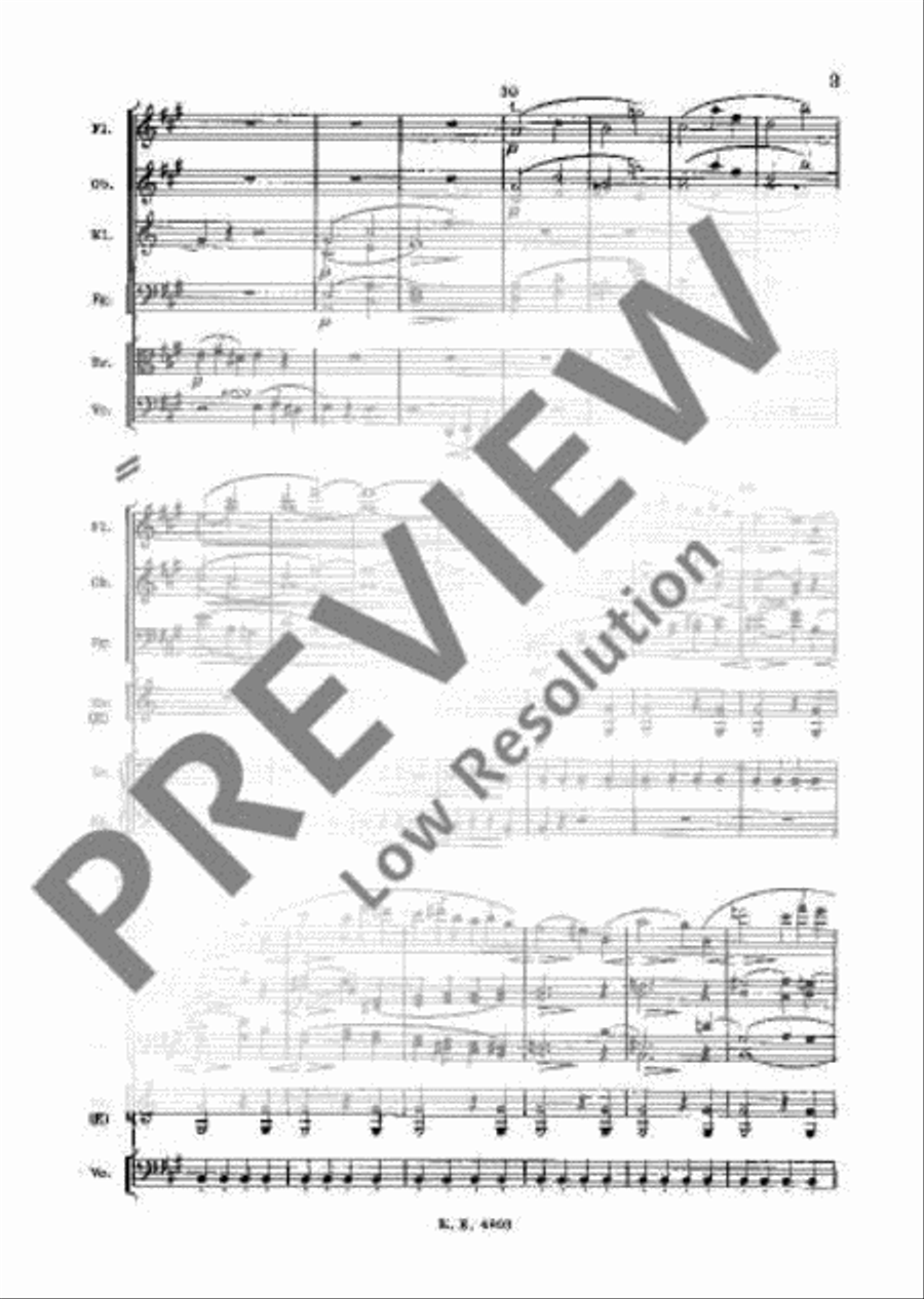 Serenade for Orchestra A major Orchestra scores gallery preview page 12