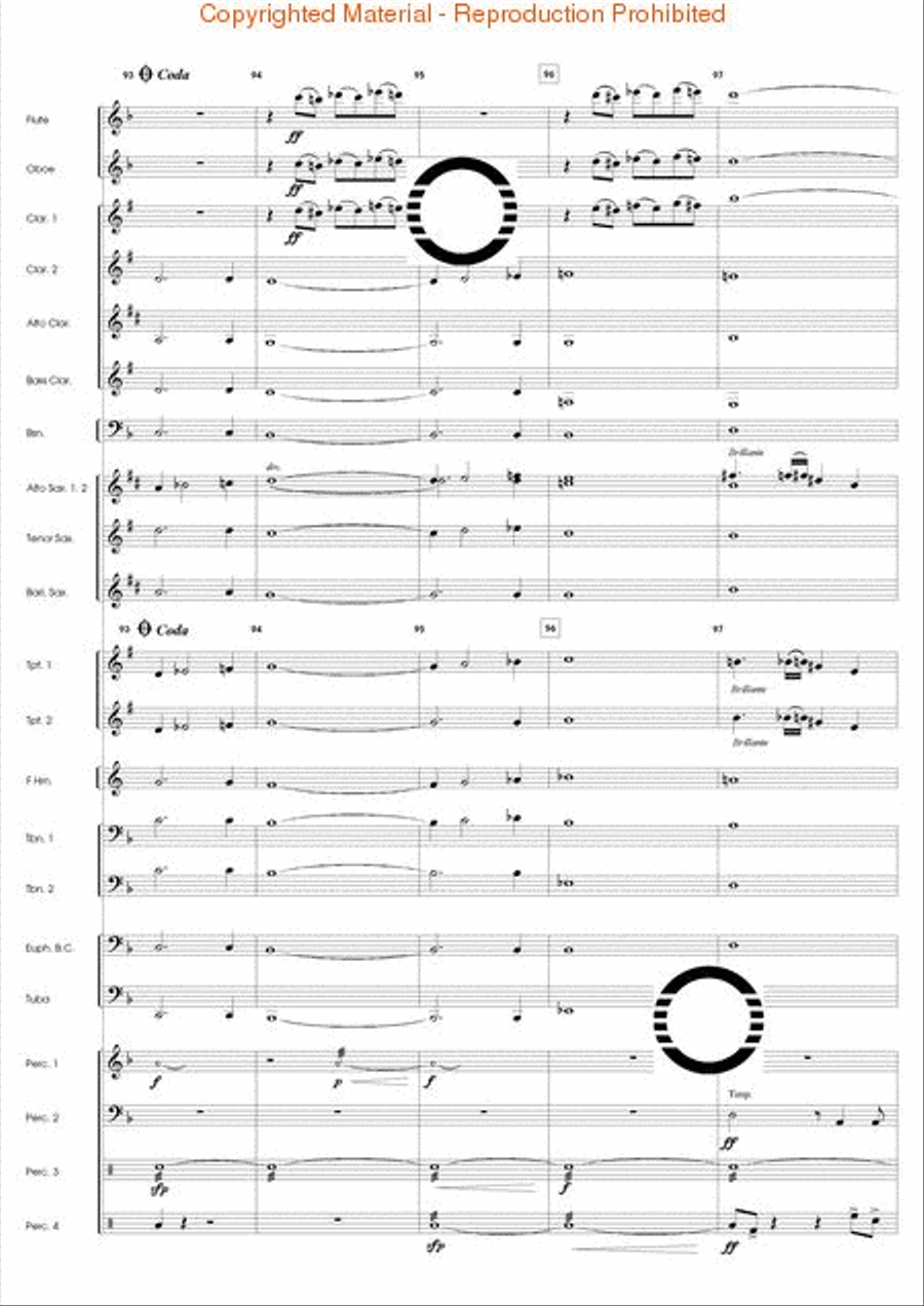 Odyssey for Percussion Odyssey for Percussion Concert Band scores gallery preview page 20