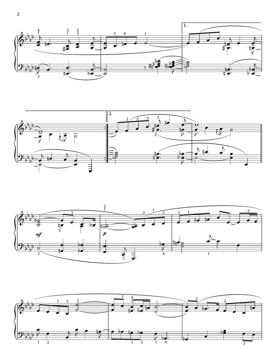 Arioso Piano Solo scores gallery preview page 2