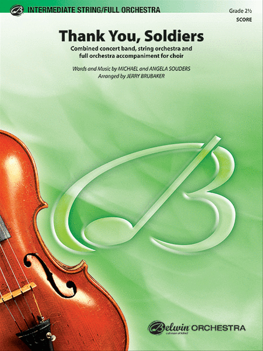Thank You, Soldiers Full Orchestra scores gallery preview page 1