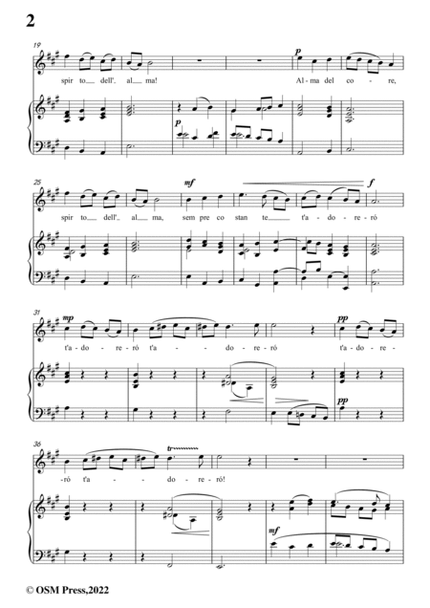 Caldara-Alma Del Core,in F Major,for Voice and Piano