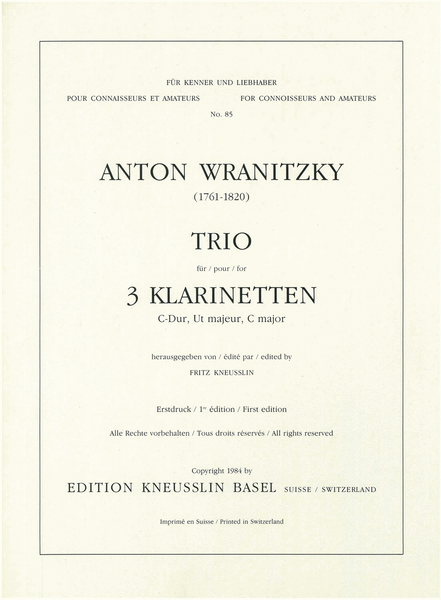 Trio for 3 clarinets