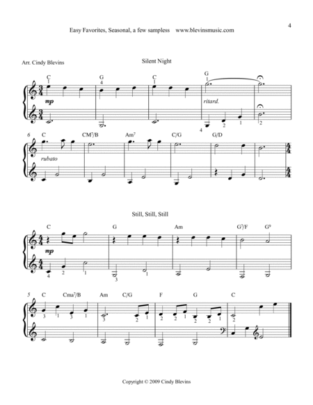Easy Favorites, Vol. 3, Seasonal, harp solos image number null