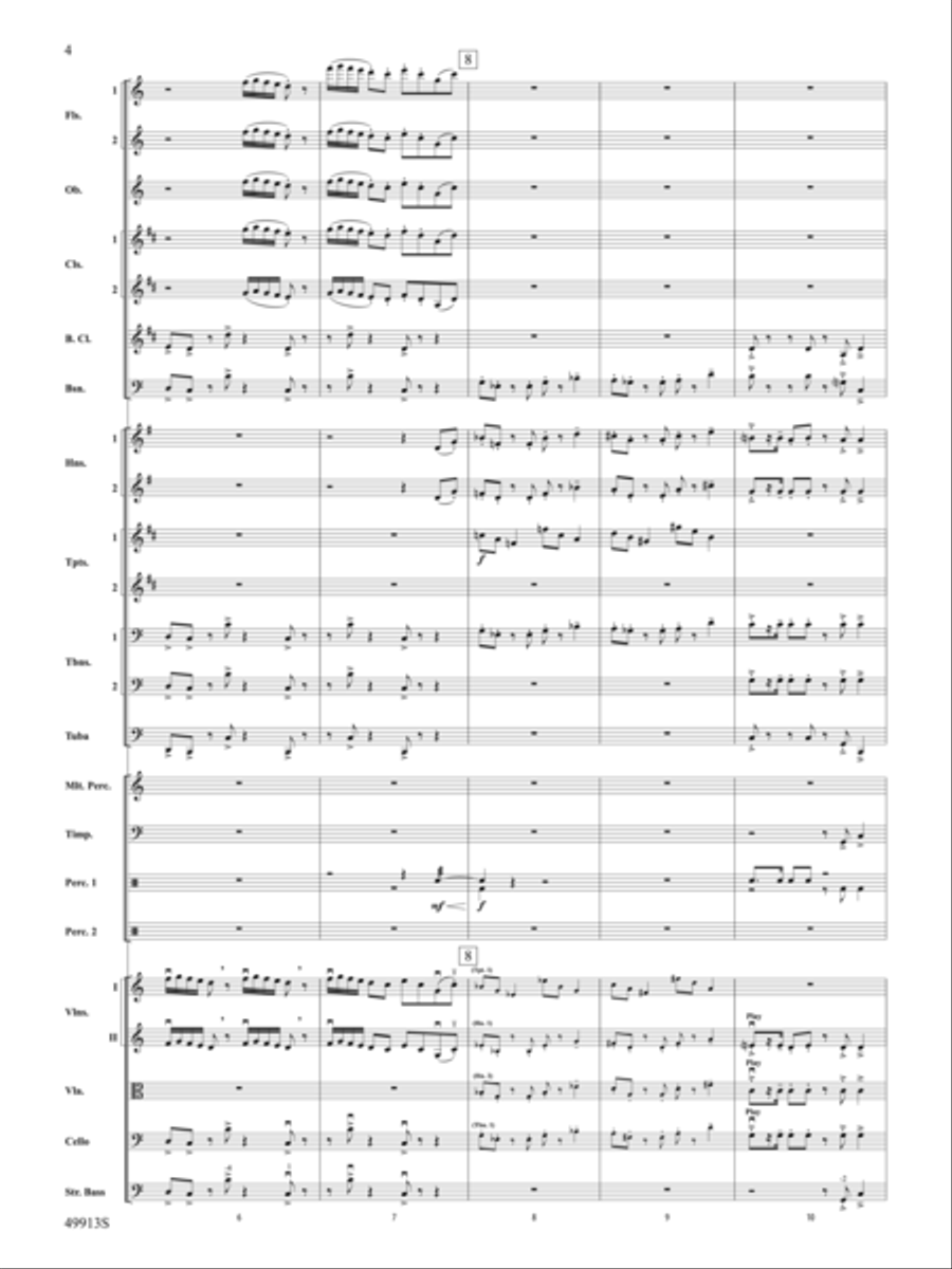 Fantastic Beasts: The Secrets of Dumbledore: Score Full Orchestra scores gallery preview page 4