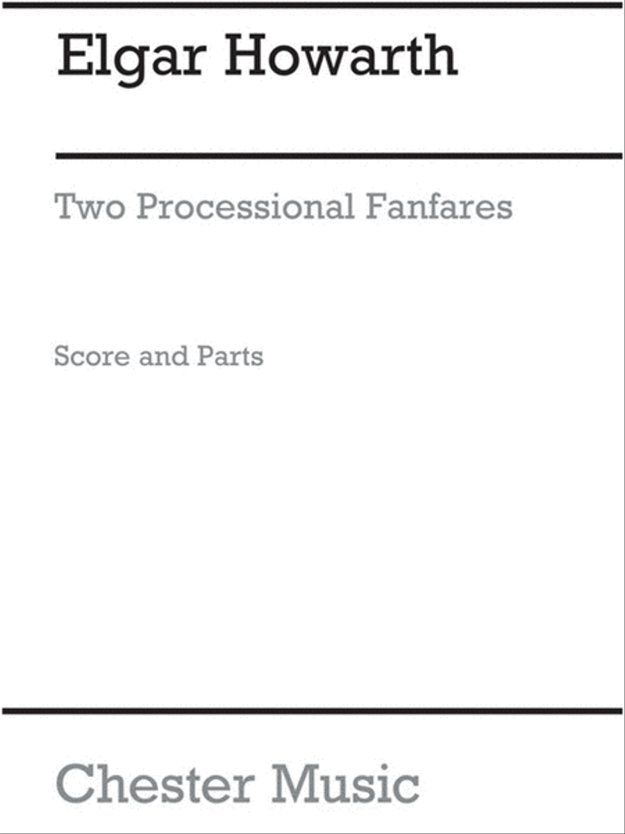 Just Brass 06 2 Proces.Fanfares Howarth Brass Ensemble scores gallery preview page 1