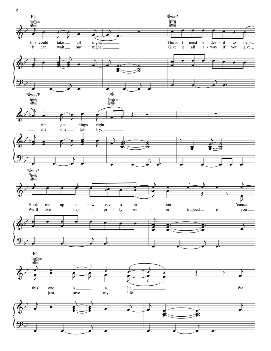 Learn To Fly Acoustic Guitar scores gallery preview page 2