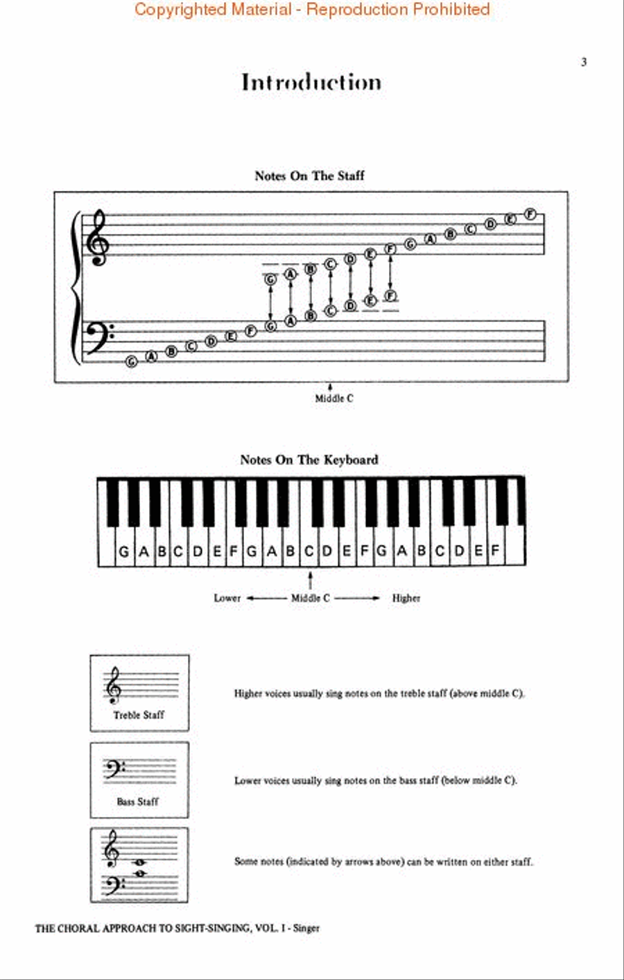 The Choral Approach to Sight-Singing (Vol. I) 3-Part scores gallery preview page 2