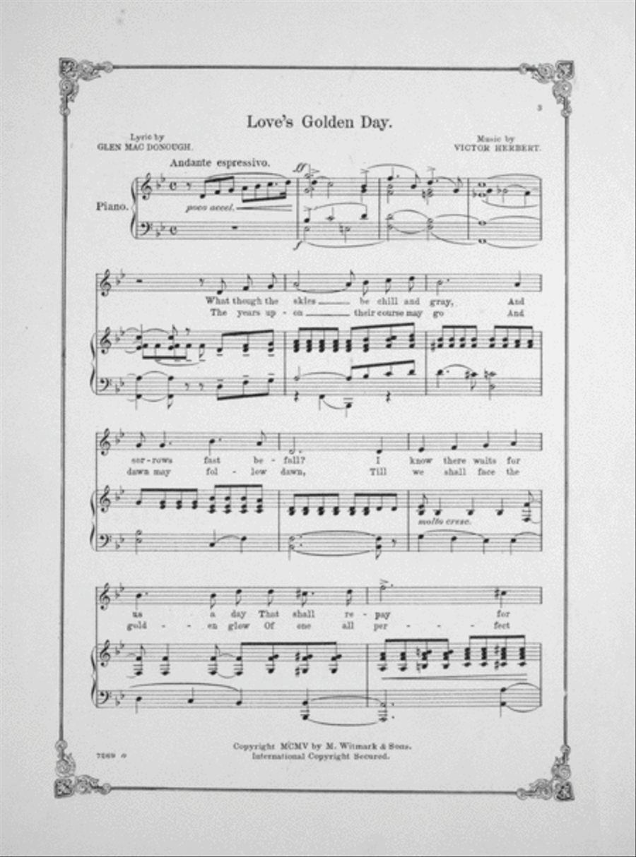 Love's Golden Day Voice scores gallery preview page 2