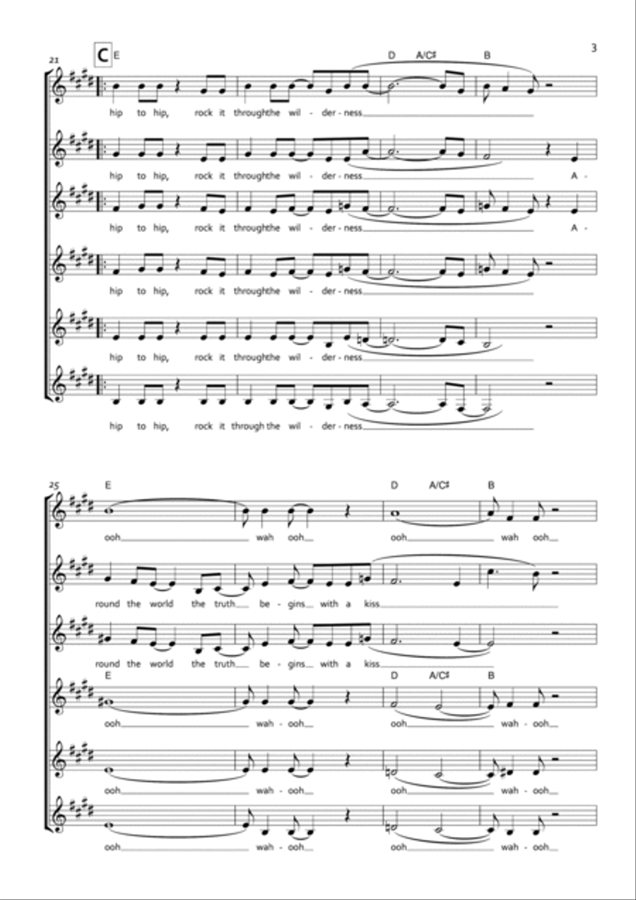 Roam Women's Choir scores gallery preview page 3