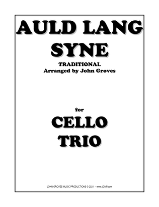 Book cover for Auld Lang Syne - Cello Trio