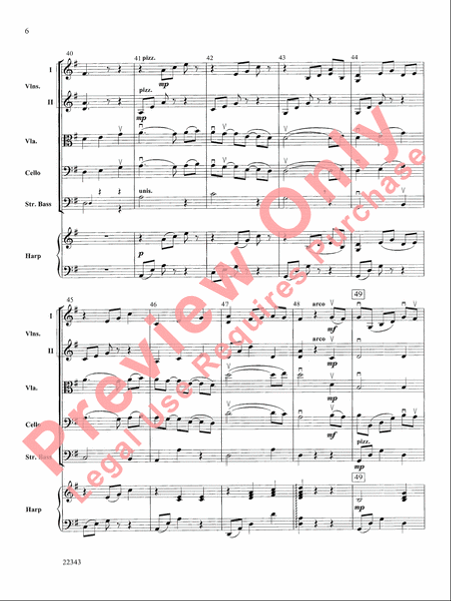 The Lovers' Waltz String Orchestra scores gallery preview page 7