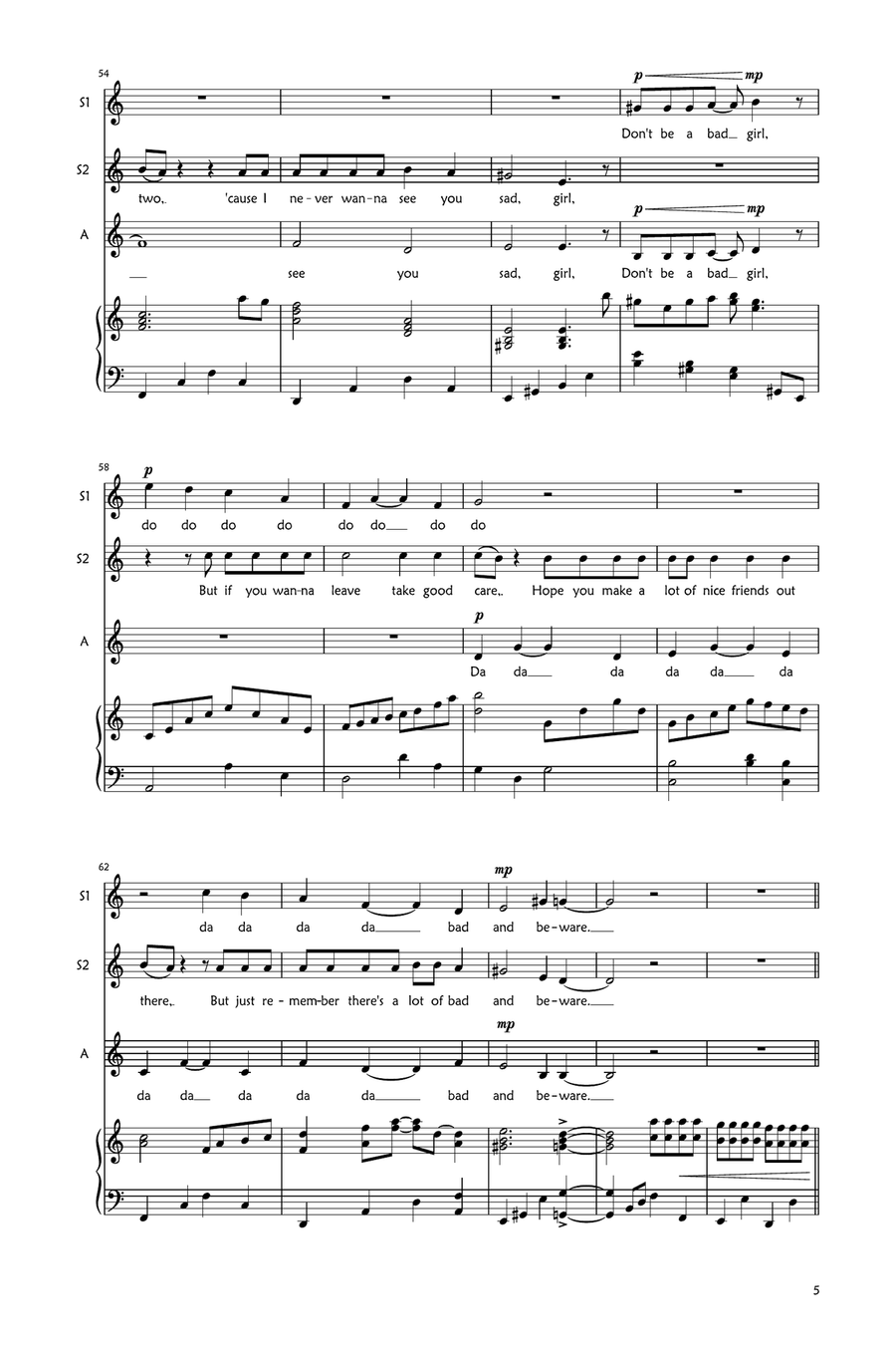 Wild World Wild World SSA scores gallery preview page 5