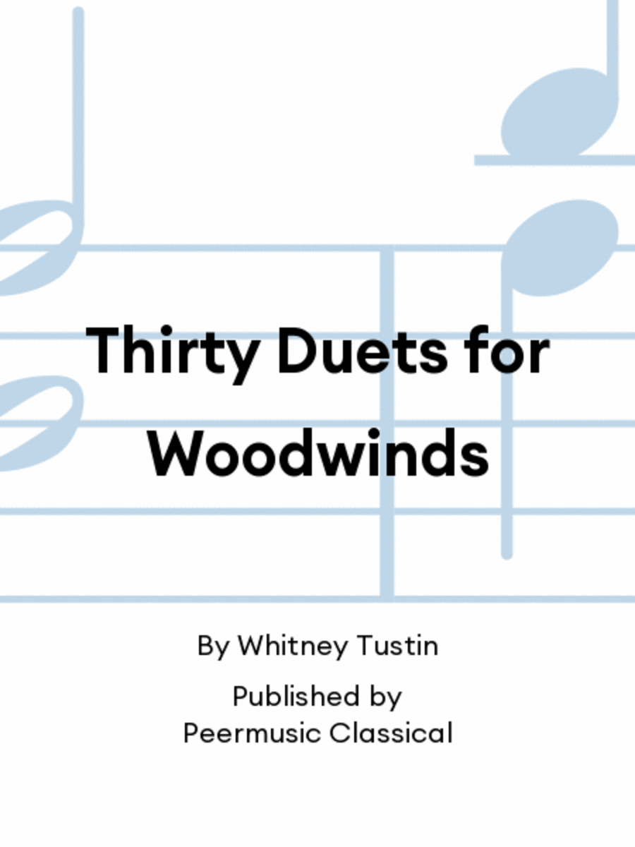 Thirty Duets for Woodwinds Chamber Music scores gallery preview page 1