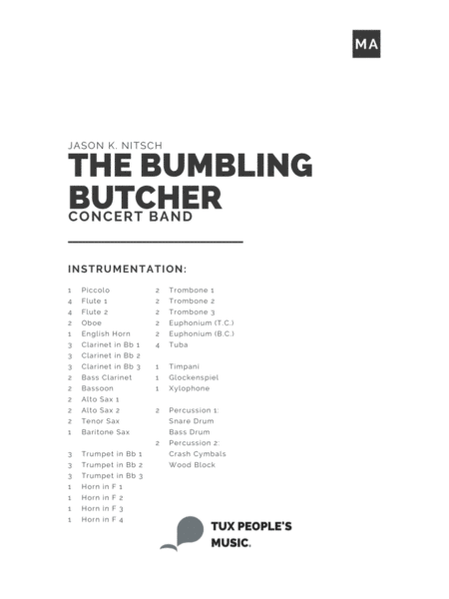 The Bumbling Butcher (March)