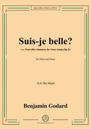 B. Godard-Suis-je belle?in G flat Major,Op.24 No.1