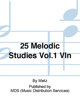 25 MELODIC STUDIES Vol.1 Vln
